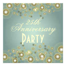 Silver Anniversary, 25th Anniversary Invitations