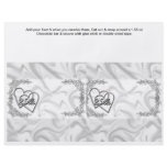 Silver Anniversary 25th Custom Candy Bar Wrappers flyers