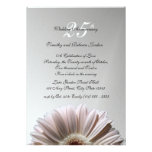 Silver Anniversary Daisy Invitation