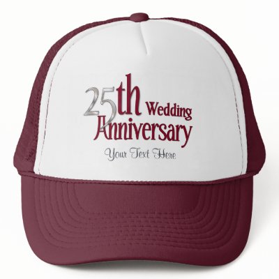 Silver Anniversary hats