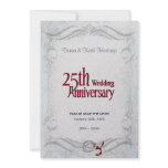 Silver Anniversary Custom Invite