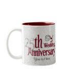 Silver Anniversary mugs