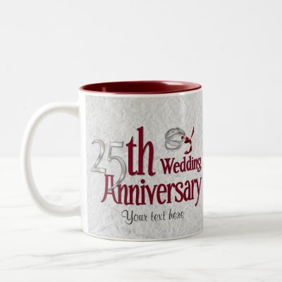 Silver Anniversary mugs