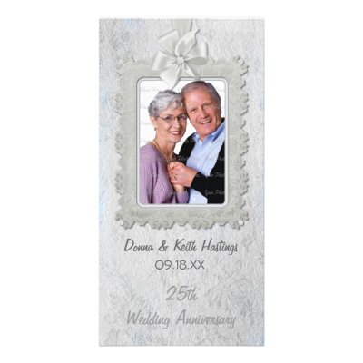 Silver Anniversary photo cards