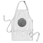 Silver Aztec Calendar Aprons