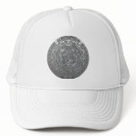 Silver Aztec Calendar Hat
