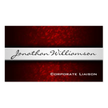 Silver Band Modern Professional Business Card