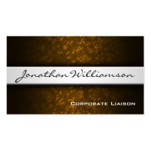 Silver Band Modern Professional Business Card