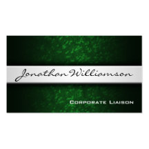 Silver Band Modern Professional Business Card