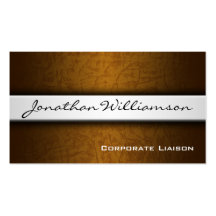 Silver Band Modern Professional Business Card