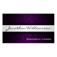 Silver Band Modern Professional Business Card