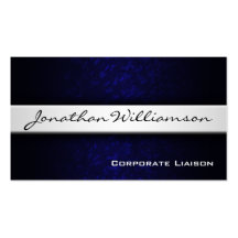 Silver Band Modern Professional Business Card
