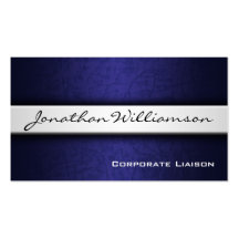 Silver Band Modern Professional Business Card