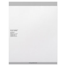Silver Bars Letterhead by Personalization_Shop Silver Bars Letterhead