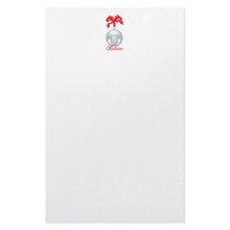 Silver Bell Christmas Stationery