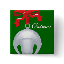 Silver Bell Custom Button