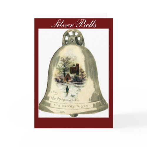Silver Bells, Christmas Bells card