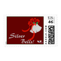 Silver Bells! Postage-Customize postage by wholeheartedly Silver Bells! Postage-Customize postage