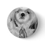 Silver bells puppy Button