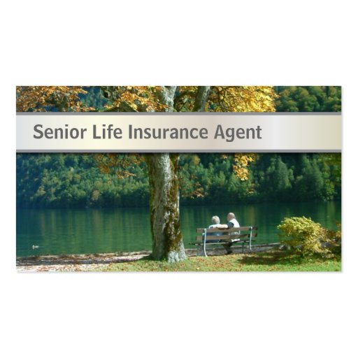 Silver Belt Senior Life Insurance business card (front side)