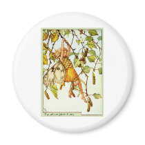 Silver Birch Fairy Refrigerator Magnet