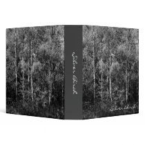 Silver Birch Trees (1.5in Ring) binders by artberry Silver Birch Trees (1.5in Ring) binders