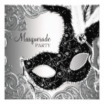 black masquerade party, sweet 16 masquerade party,