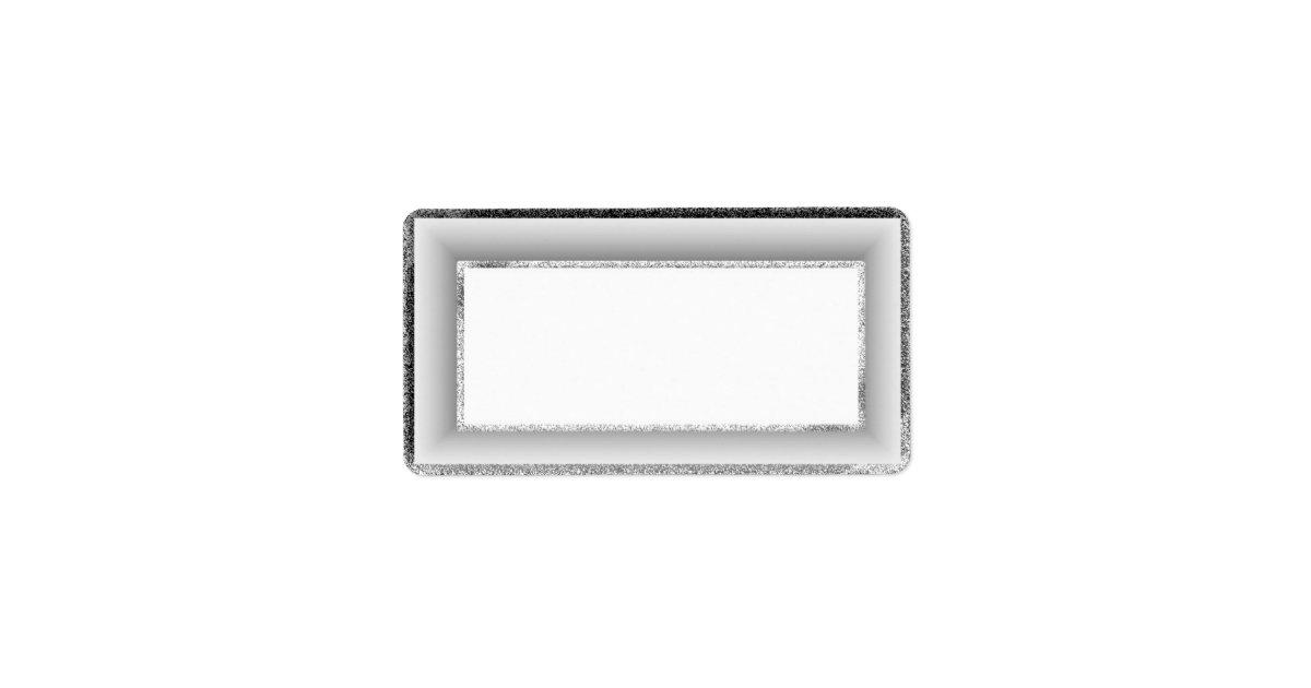silver blank address labels zazzle blank address labels