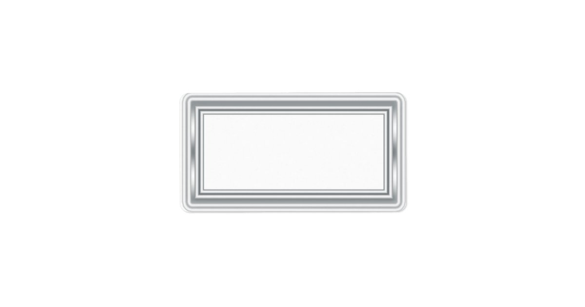 silver blank address labels zazzle blank address labels