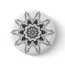 Silver Blossom buttons