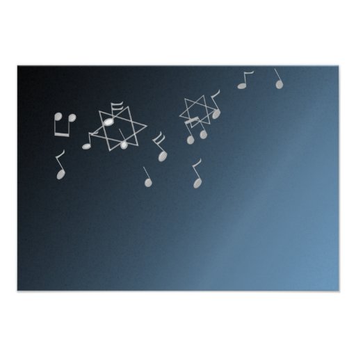 Silver Blue 3.5 x 5 Response Card Personalized Invitation