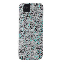 Silver blue glitter iphone 4 barely case iphone 4 cover