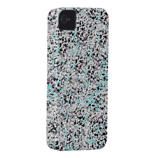 Silver blue glitter iphone 4 barely case iPhone 4 cover