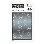 Silver Blue Loop Stamp