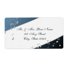 Silver Blue Music in the Air Labels