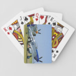 Silver & Blue, P51 Mustang, Side_WWII Planes Card Decks
