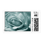 Silver Blue Rose Wedding Postage