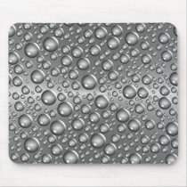 silver brushed balls mouse pads