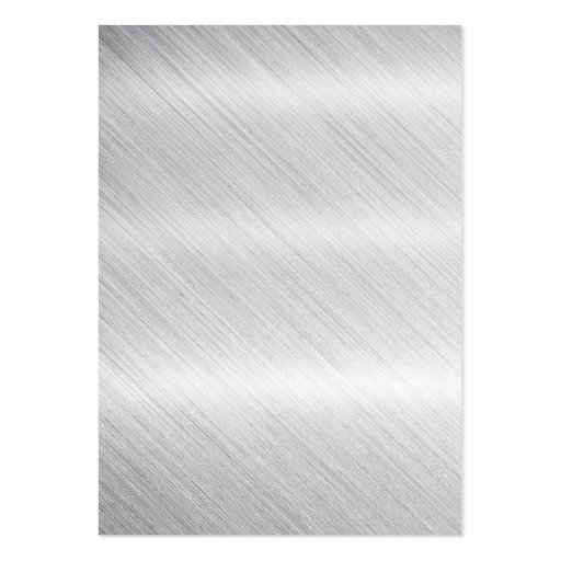 Silver Brushed Metal - Earring Display Card Business Cards (back side)