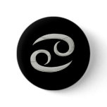 Silver Cancer Pinback Buttons