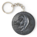 Silver Celtic Dragon Keychain