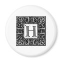 Silver Celtic "H" Monogram magnets by CelticDreams Silver Celtic "H" Monogram magnets