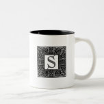 Silver Celtic "S" Monogram Coffee Mugs