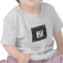 Silver Celtic "Z" Monogram t-shirts by CelticDreams Silver Celtic "Z" Monogram t-shirts