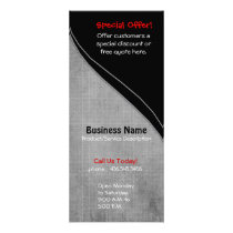 Silver Check rack cards by uniqueprints Silver Check rack cards