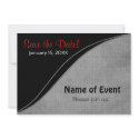 Silver Check - Save the Date invitations by uniqueprints Silver Check - Save the Date invitations