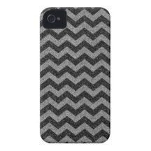 Silver Chevron Sparkly Glitter Case-Mate iPhone 4 Cases