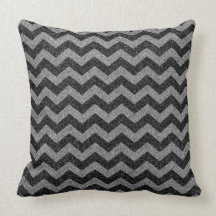 Silver Chevron Sparkly Glitter Pillow