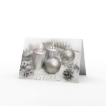 Silver Christmas Card