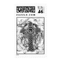 "Silver Claddagh Cross" postage by sarah_doherty "Silver Claddagh Cross" postage